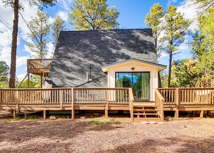 Rim Country Retreat: A-frame W/ Large Deck Holiday home Heber